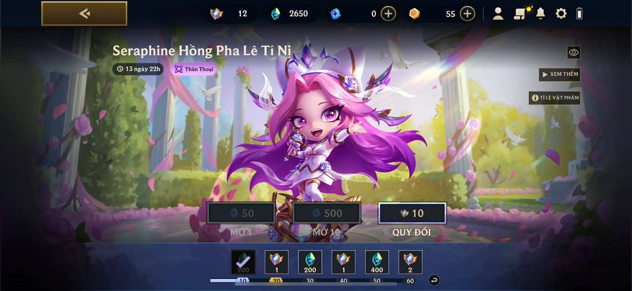 Hình ảnh tài khoản Đấu Trường Chân Lý số 107 - Phần 2