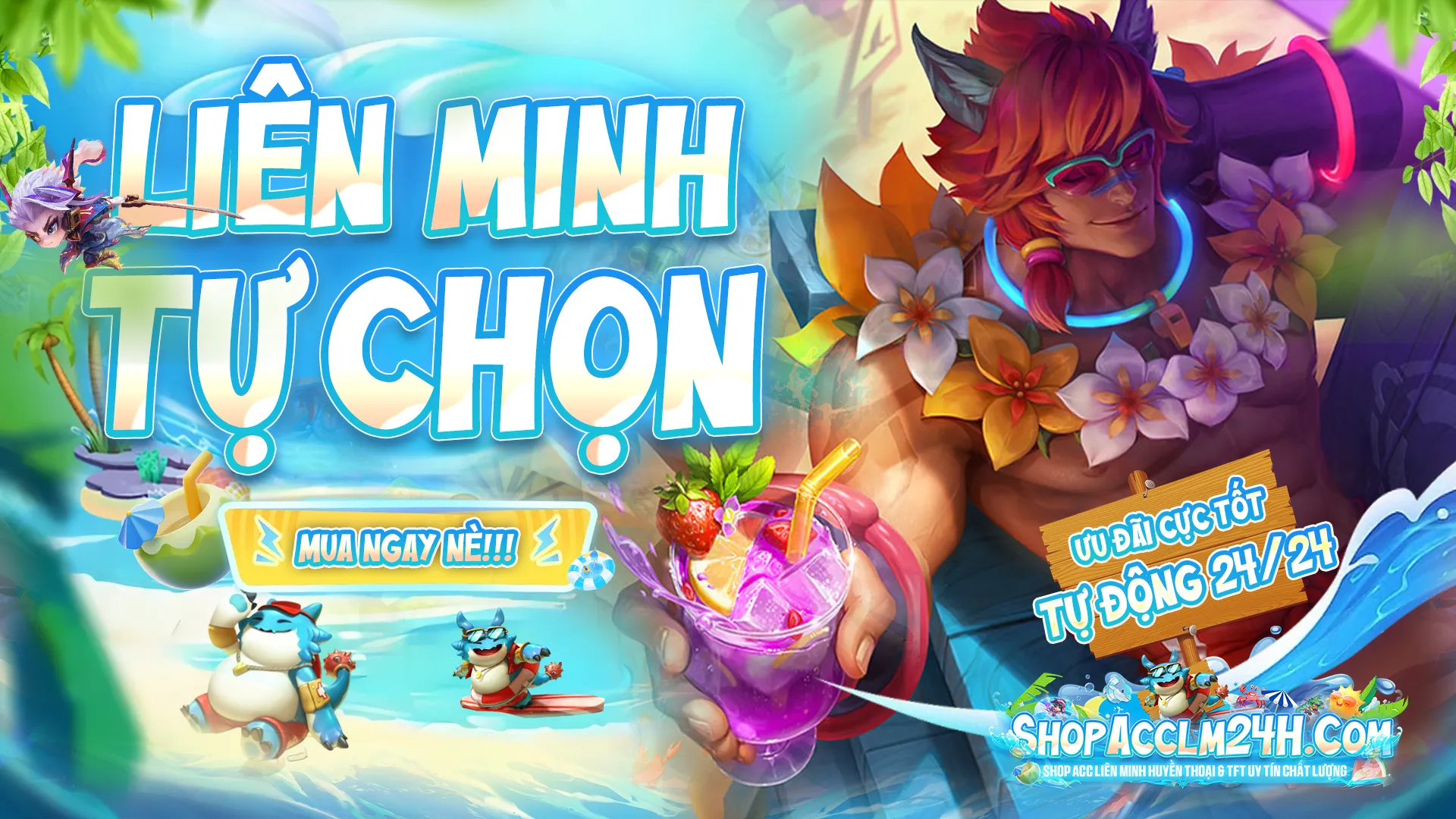 Nick ACC LIÊN MINH HUYỀN THOẠI - Giao dịch tự động 24h