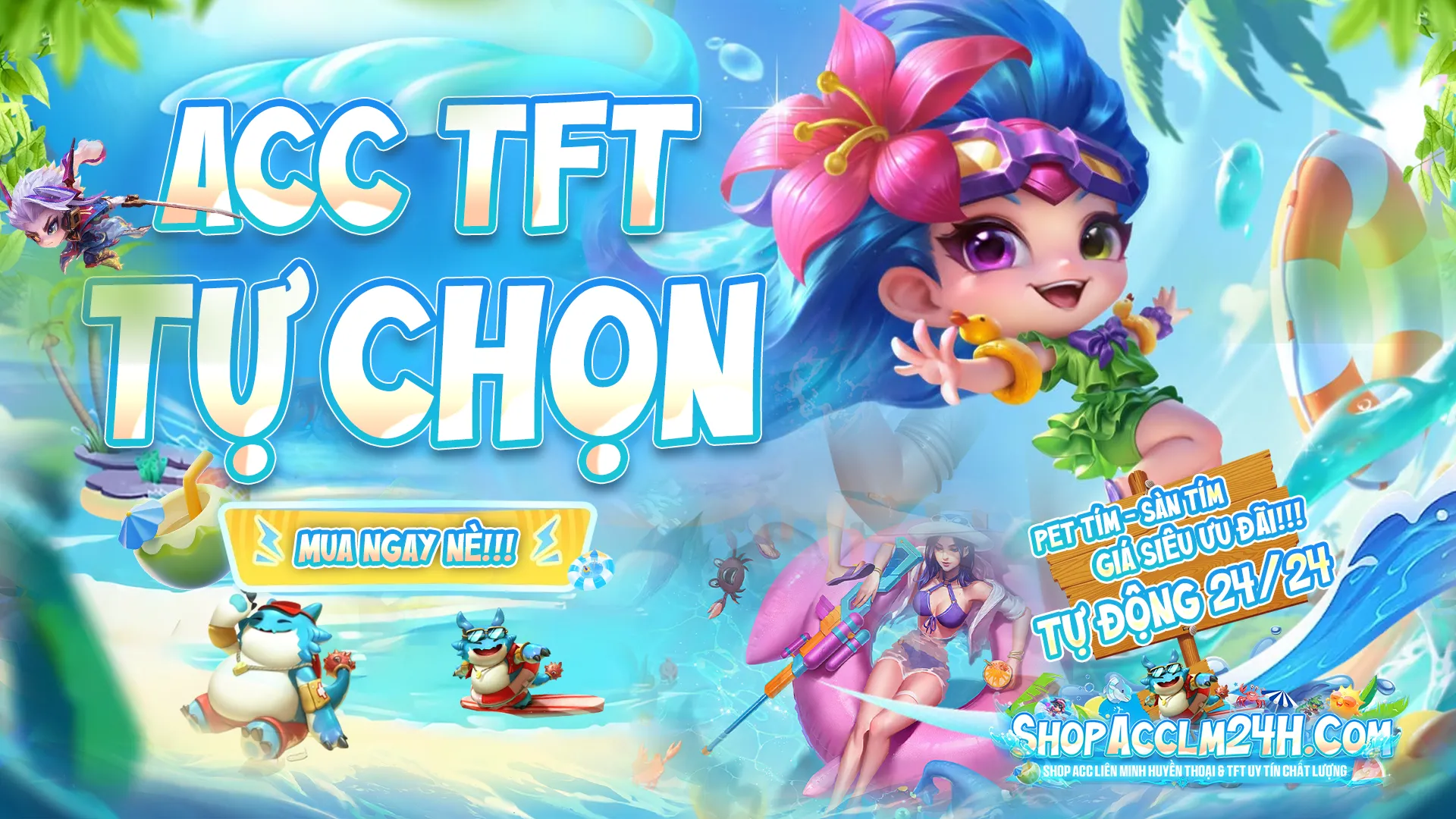 Hình ảnh danh mục ACC ĐẤU TRƯỜNG CHÂN LÝ TỰ CHỌN - Đấu Trường Chân Lý