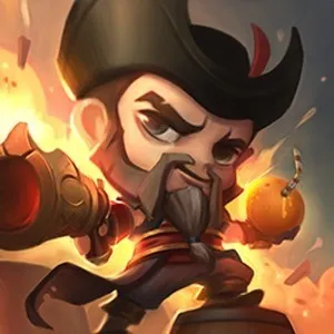 Biểu Tượng Gangplank Tí Nị - Tài khoản Liên Minh Huyền Thoại #226